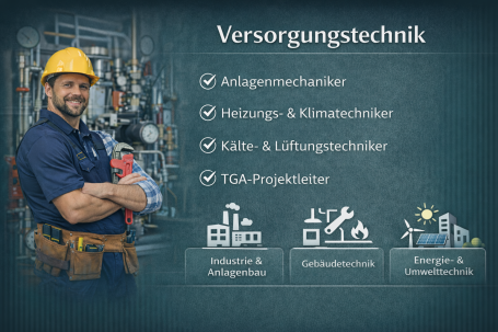 Personalvermittlung in der Versorgungstechnik