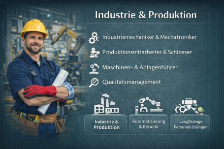 Personalvermittlung für Industrie und Produktion