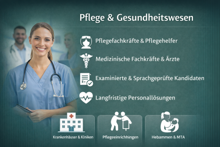Personalvermittlung im Pflege- und Gesundheitswesen
