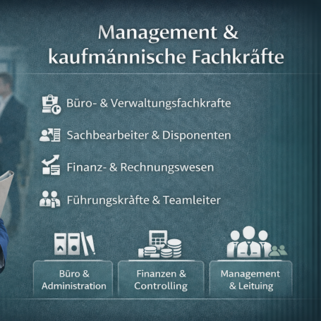 Personalvermittlung für Management und kaufmännische Fachkräfte