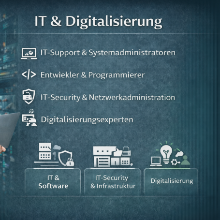 Personalvermittlung für IT und Digitalisierung