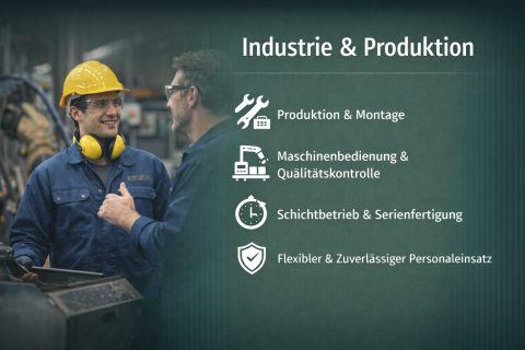 Arbeitnehmerüberlassung für Industrie und Produktion